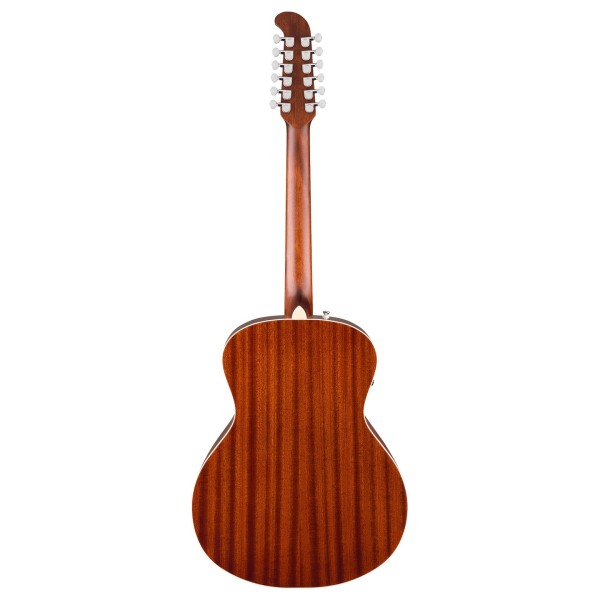 Fender California Deluxe Villager E, Black - back
