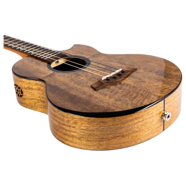 Flight Fireball All Solid Baritone Ukulele - Bottom