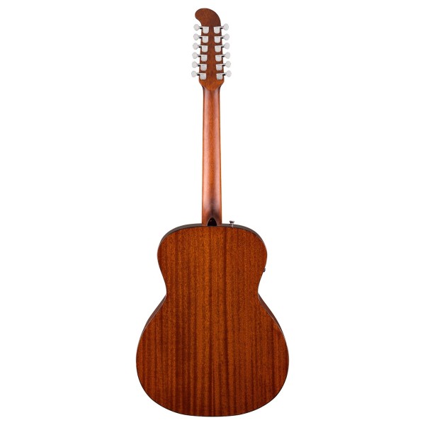 Fender California Deluxe Villager E, Honey Sunburst - back