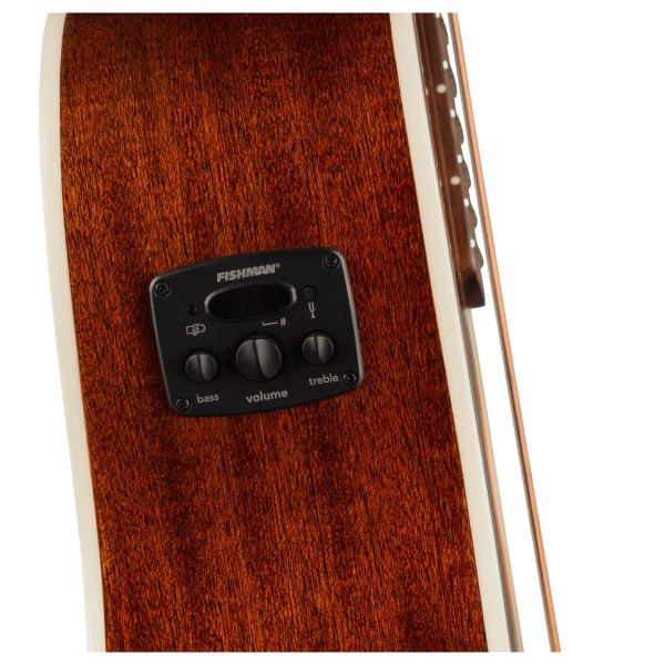 Fender California Deluxe Newporter CE, Sienna Sunburst - preamp controls