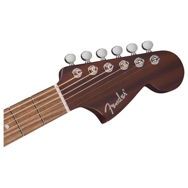 Fender California Deluxe Newporter CE, Sienna Sunburst - headstock