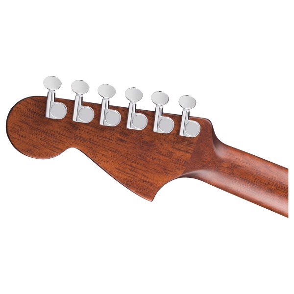 Fender California Deluxe Newporter CE, Sienna Sunburst - back of headstock