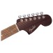 Fender California Deluxe Newporter CE, Tortoiseshell Pickguard, Natural - headstock