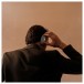 Bowers & Wilkins Px8 S2 Wireless Headphones, Pearl Blue - lifestyle  shoudlers 