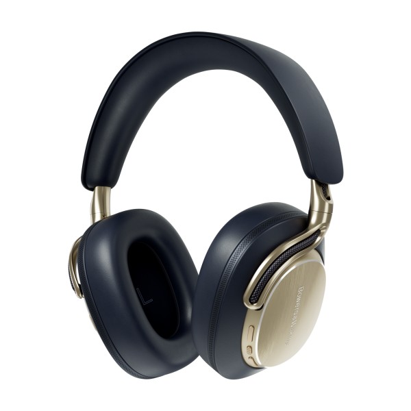 Bowers & Wilkins Px8 S2 Wireless Headphones, Midnight Blue rear angle