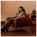 Bowers & Wilkins Px8 S2 Wireless Headphones, Midnight Blue woman chair 