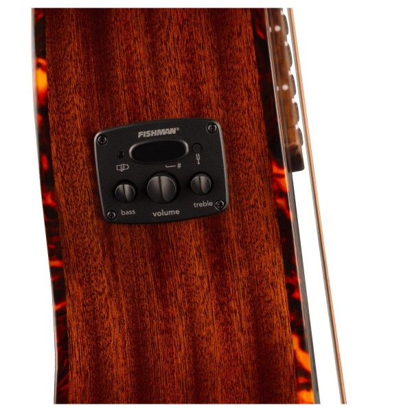 Fender California Deluxe Monterey E Mahogany, Natural - preamp controls