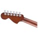 Fender California Deluxe Monterey E Mahogany, Natural - back of headstock