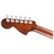 Fender California Deluxe Monterey E, Ivory Pickguard, Aztec Gold - back of headstock