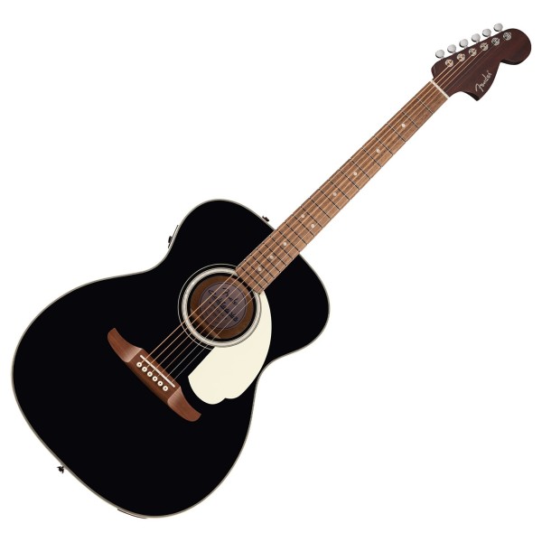 Fender California Deluxe Monterey E, Ivory Pickguard, Black