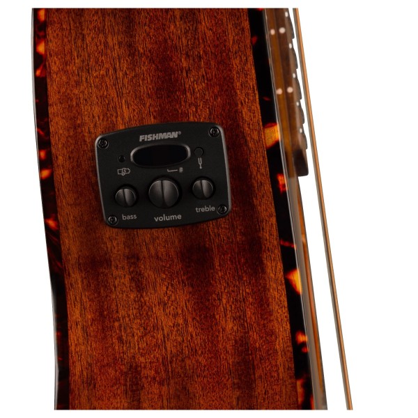 Fender California Deluxe Monterey E, Honey Sunburst - preamp controls