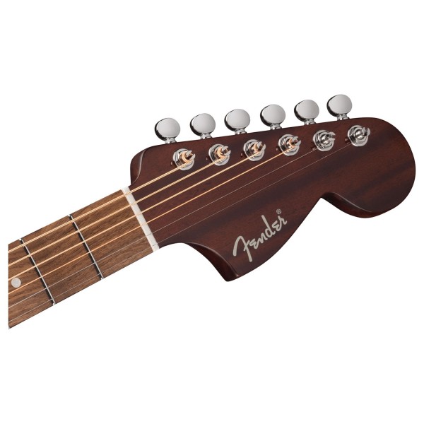 Fender California Deluxe Monterey E, Honey Sunburst - headstock