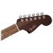Fender California Deluxe Redondo CE, Sherwood Green - headstock