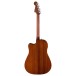 Fender California Deluxe Redondo CE, Honey Sunburst - back