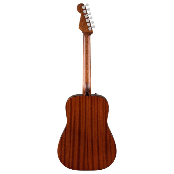 Fender California Deluxe Redondo Jr. E, Honey Sunburst - back