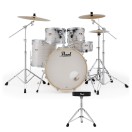 Pearl Export 22" USA Fusion Drum Kit With D-50 Drum Throne, Slipstream White