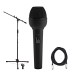 Lambden Audio C70 Handheld Condenser Microphone with Cable & Mic Stand