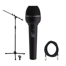 Lambden Audio D85 Pro Handheld Dynamic Microphone, Boom Stand Pack