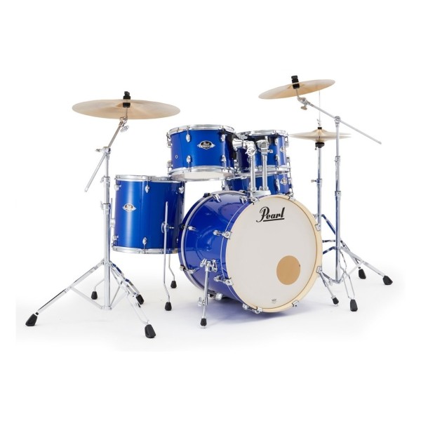 Pearl Export 20" Fusion Drum Kit With D-50 Drum Throne, Midnight Blue