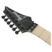 Ibanez RG550 Genesis, Black Flat - headstock