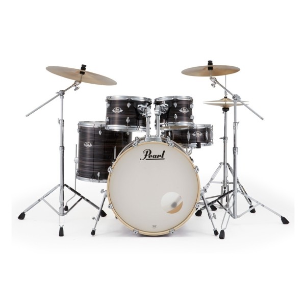 Pearl Export 22" USA Fusion Drum Kit With D-50 Drum Throne, Metallic Amethyst Twist