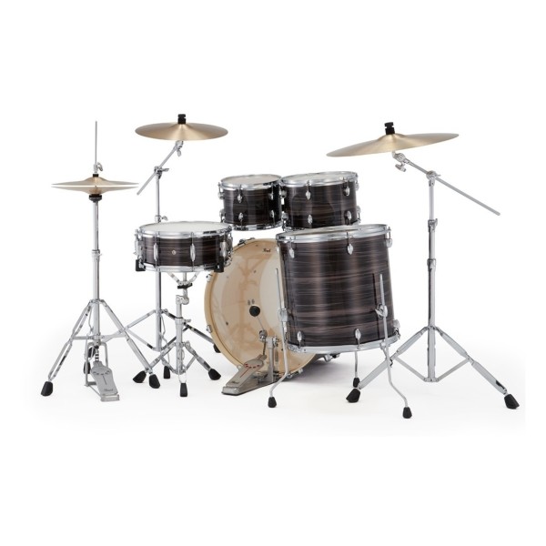 Pearl Export 22" USA Fusion Drum Kit With D-50 Drum Throne, Metallic Amethyst Twist