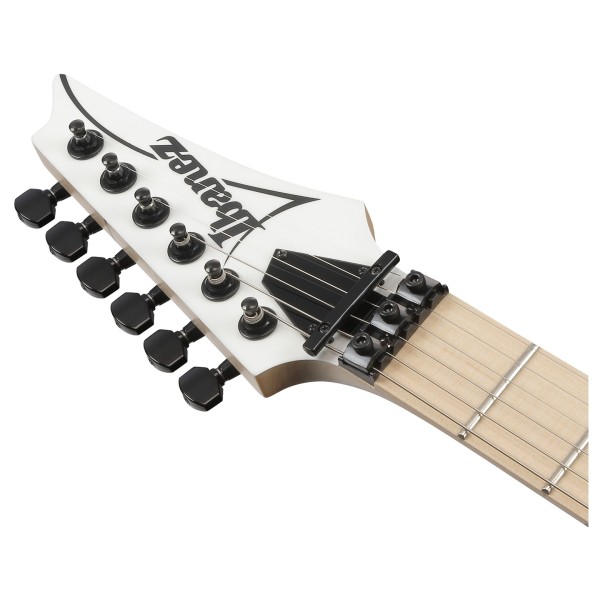 Ibanez RG550 Genesis, White Flat - headstock
