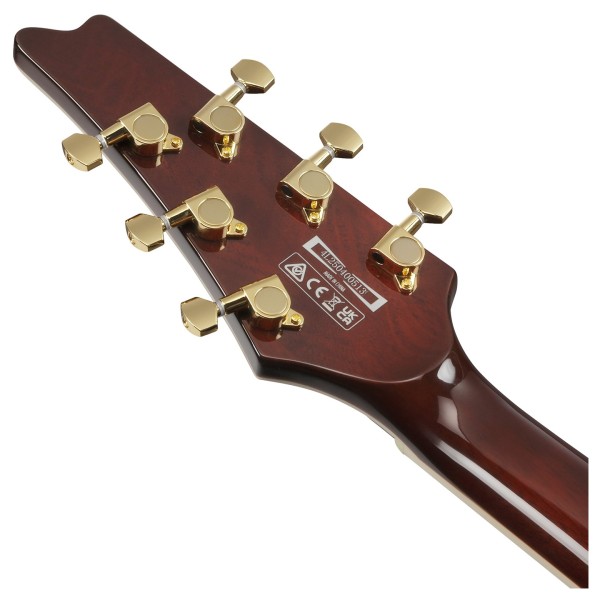 Ibanez IC420 Iceman, Gold - back of headstock
