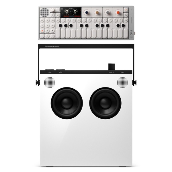 Teenage Engineering OP-1 Field with Teenage Engineering OB-4 Bluetooth Loudspeaker, White - Bundle