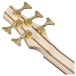 Ibanez SR305EDX SR 5 String, Frozen Gold Matte - back of headstock