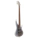 Ibanez SR300EDX SR, Frozen Black Glacier Matte - angled shot