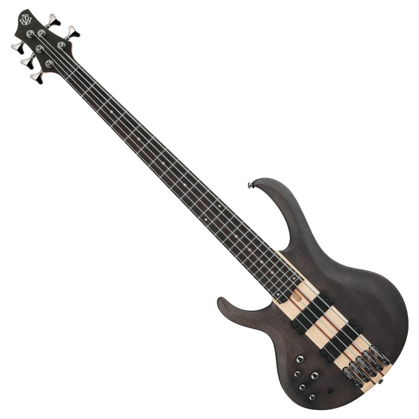 Ibanez BTB605L BTB 5 String Left Handed, Trans Gray flat