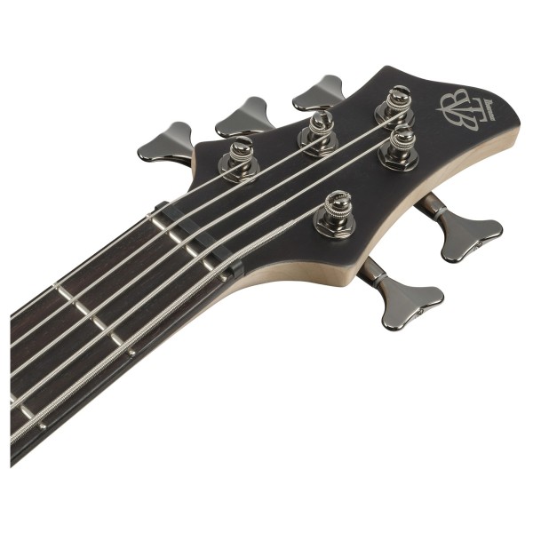Ibanez BTB605L BTB 5 String Left Handed, Trans Gray flat - headstock