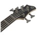 Ibanez BTB605L BTB 5 String Left Handed, Trans Gray flat - headstock