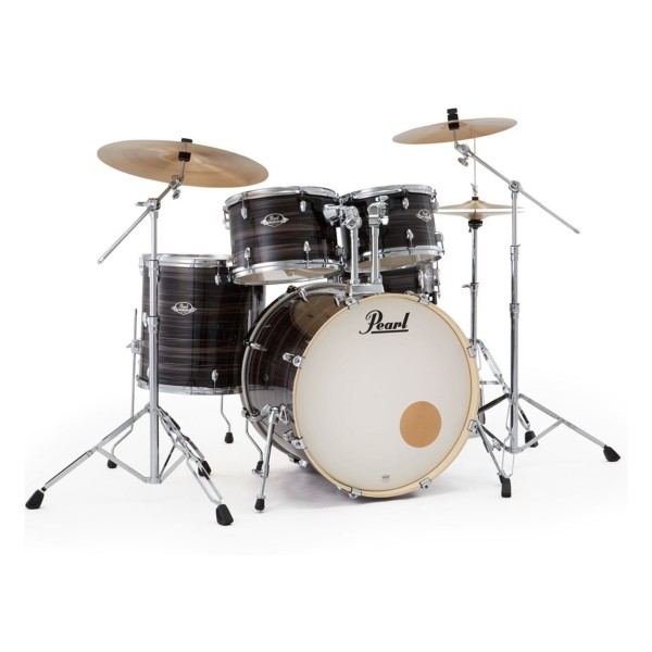 Pearl Export 22" Rock Drum Kit With D-50 Drum Throne, Metallic Amethyst Twist
