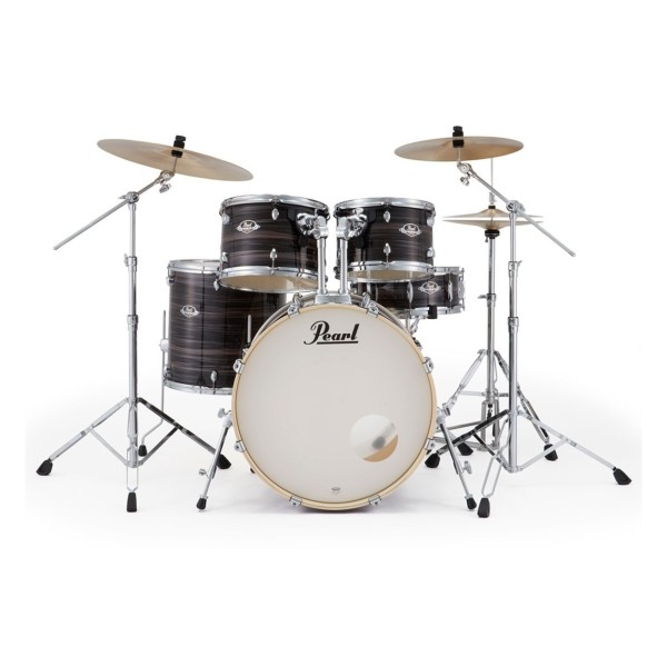 Pearl Export 22" Rock Drum Kit With D-50 Drum Throne, Metallic Amethyst Twist
