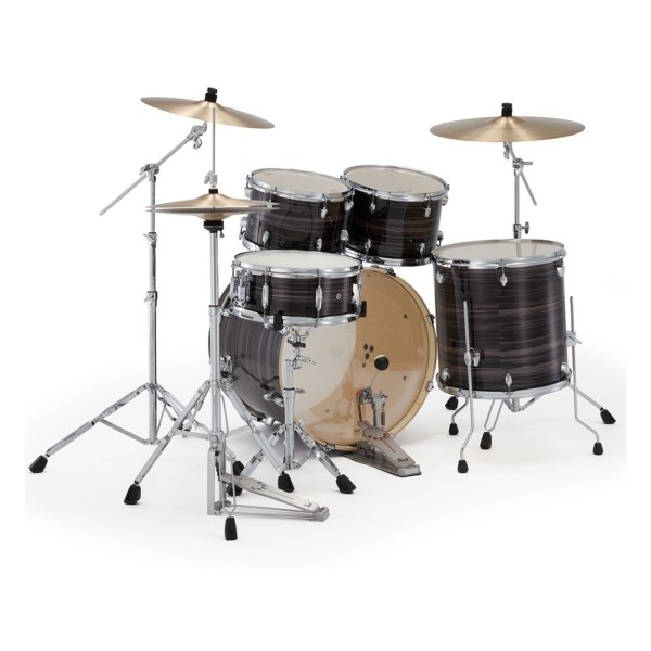Pearl Export 22" Rock Drum Kit With D-50 Drum Throne, Metallic Amethyst Twist