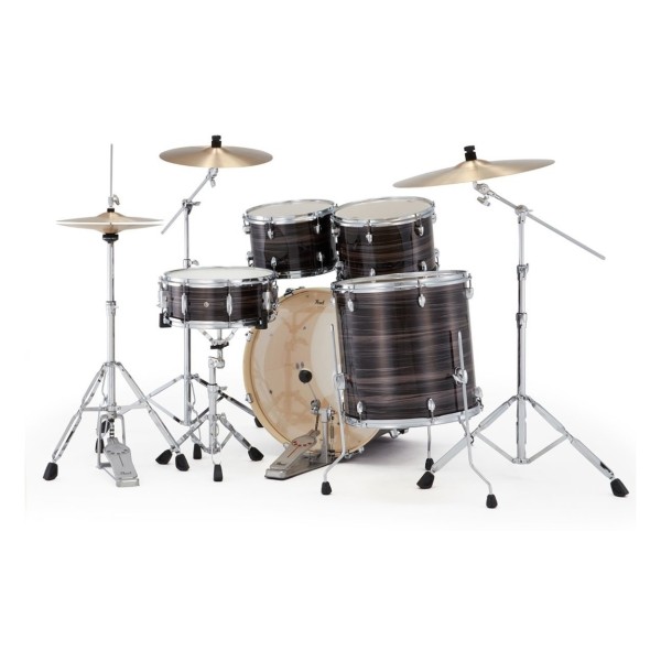 Pearl Export 22" Rock Drum Kit With D-50 Drum Throne, Metallic Amethyst Twist