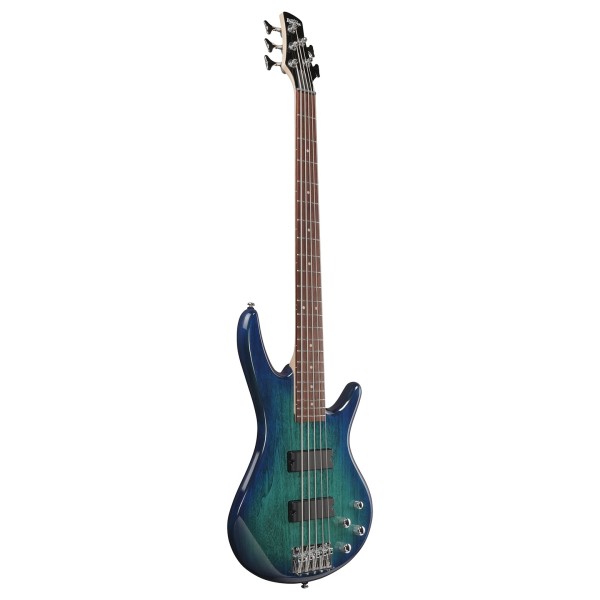 Ibanez GSR205 GIO SR 5 String, Blue Moon Burst - angled shot