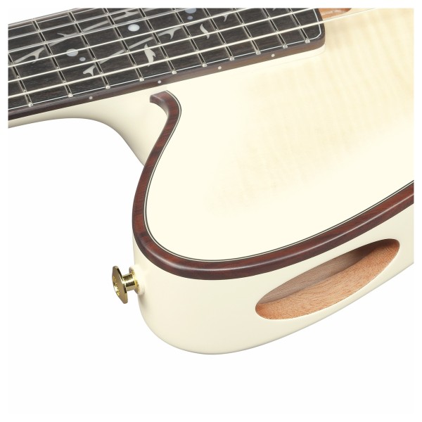 Ibanez TOD100FMN Tim Henson Signature Flamed Maple Top, Toasted Marshmallow Matte - sound port