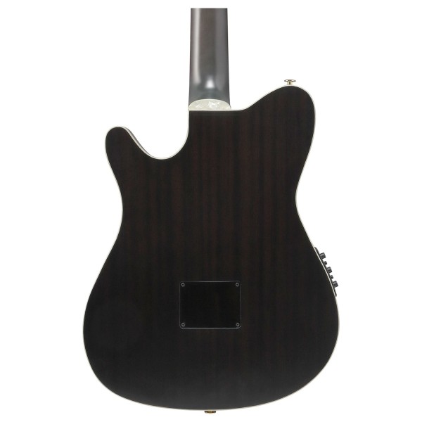 Ibanez TOD20FMN Tim Henson Signature, Black Burst Fade Low Gloss - back of body