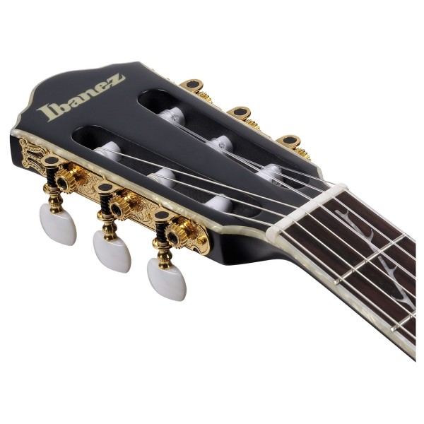 Ibanez TOD20FMN Tim Henson Signature, Black Burst Fade Low Gloss - headstock