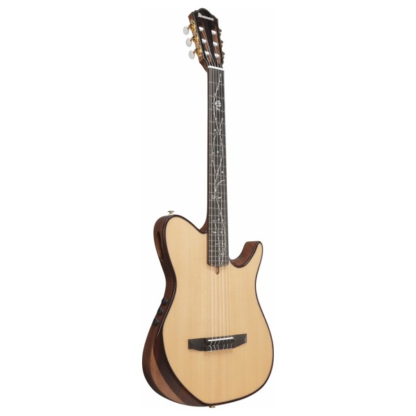 Ibanez TOD100N Tim Henson Signature, Natural High Gloss - angled shot