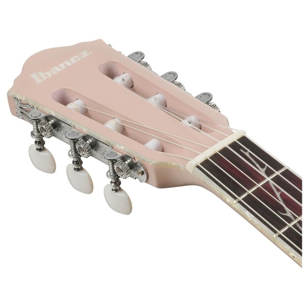 Ibanez TOD10N Tim Henson Signature, Pearl Pink Flat - headstock