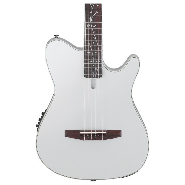 Ibanez TOD10N Tim Henson Signature, Silver Metallic Flat - body
