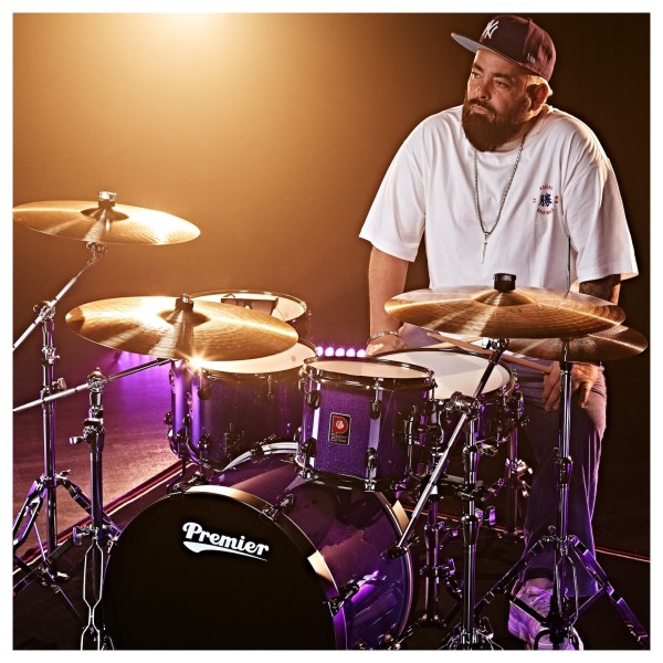 Premier Little Criminal Drum Kit, Purple Rain Sparkle