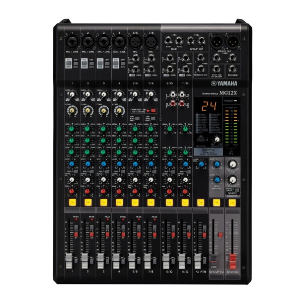 Yamaha MG12X CV Analog Mixer - Front