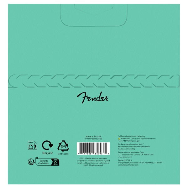 Fender 9050L Stainless Steel Flatwound Bass Strings, 45-100 - back