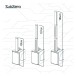SubZero L48 Bluetooth Column DSP PA System with Cover
