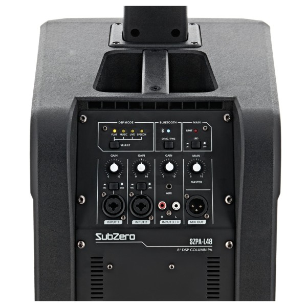 SubZero L48 Bluetooth Column DSP PA System with Cover